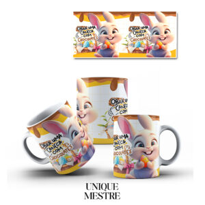 Caneca Personalizada - Coleção de Páscoa | Oba, uma caneca com chocolates