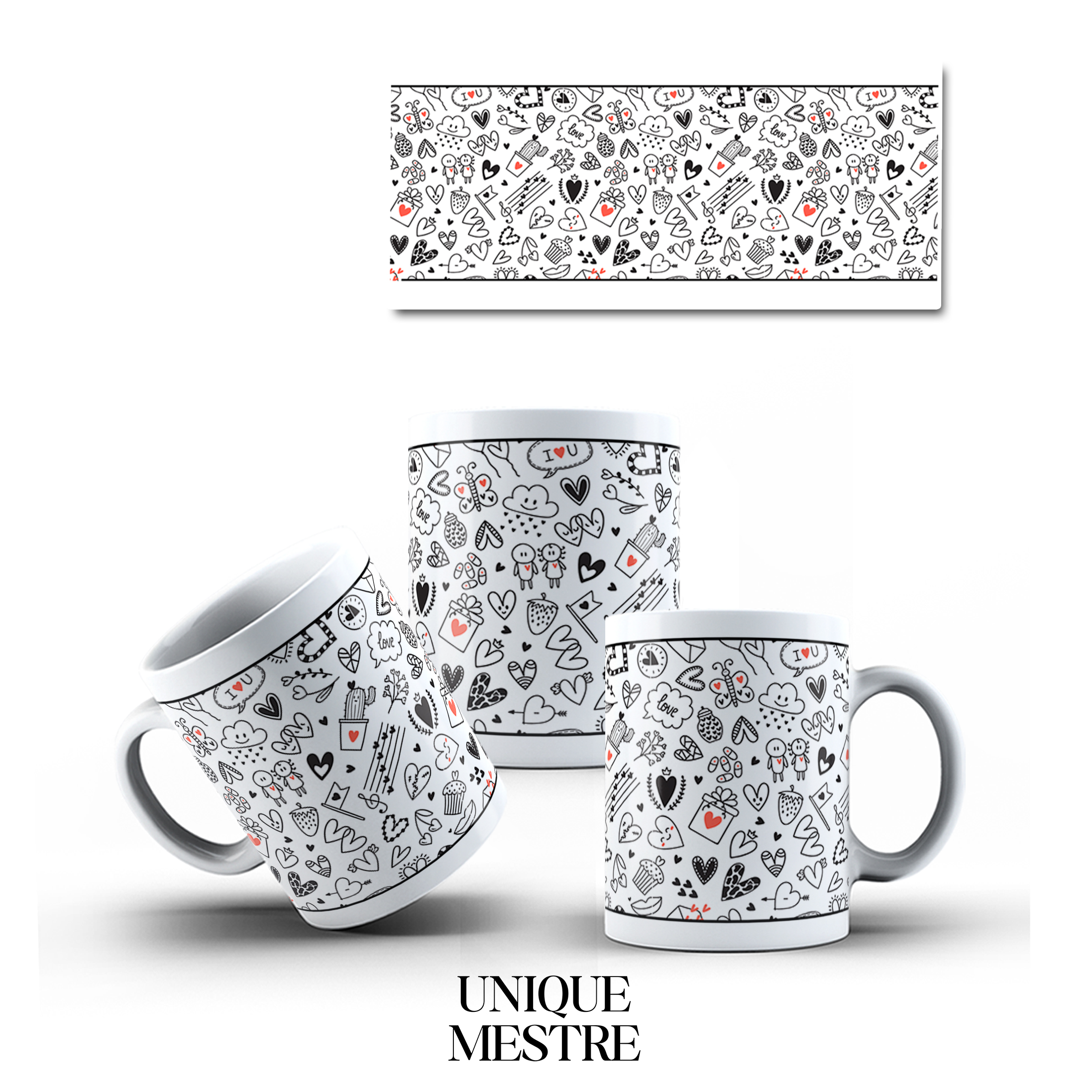 Caneca Personalizada - Coleção Dia dos Namorados | Ícones de Casal