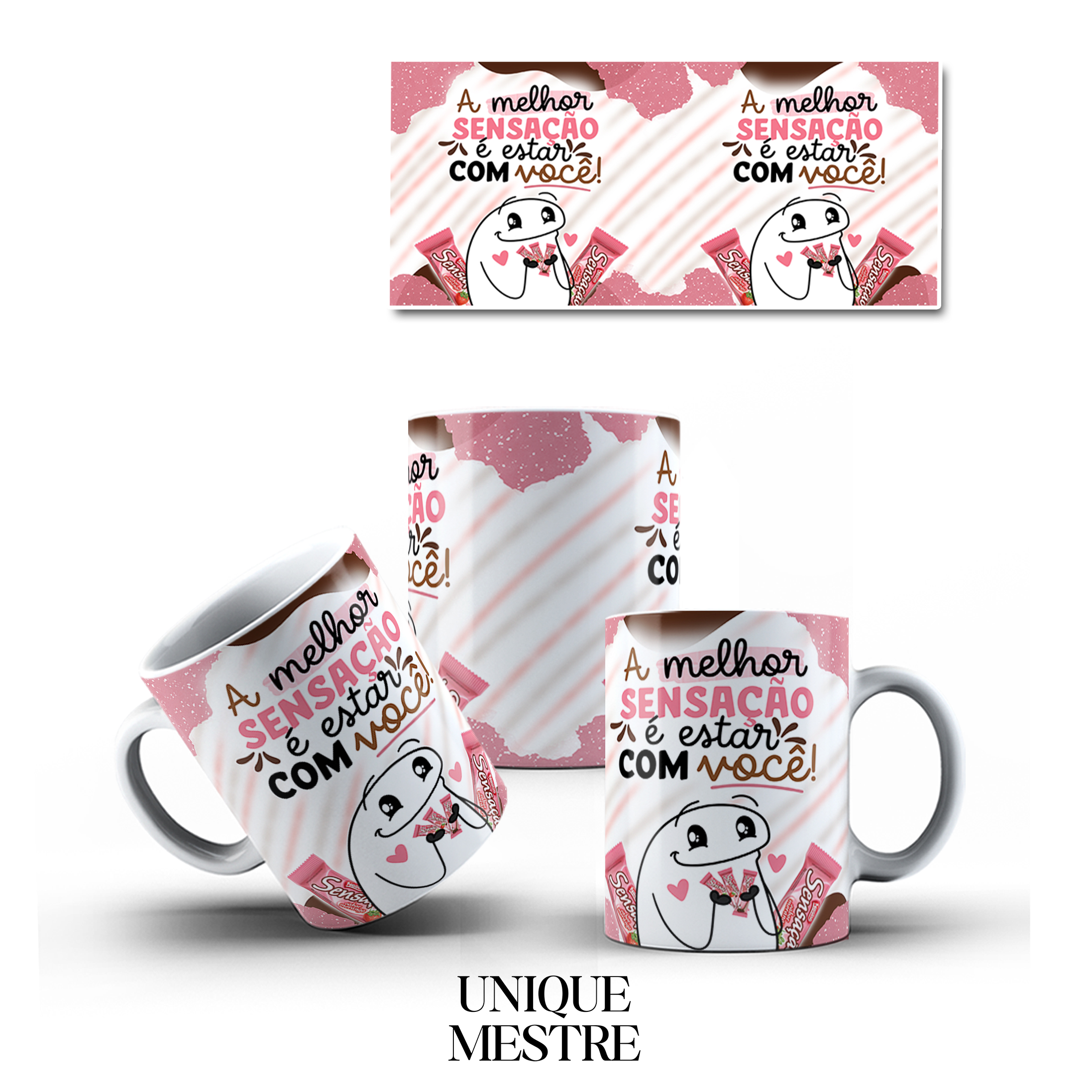 Caneca Personalizada - Coleção de Páscoa | A melhor SENSAÇÃO é estar com você!