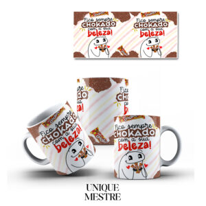 Caneca Personalizada - Coleção de Páscoa | Fico sempre CHOKADO com a sua beleza!