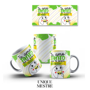 Caneca Personalizada - Coleção de Páscoa | Te amo tanto que te levaria ao CARIBE