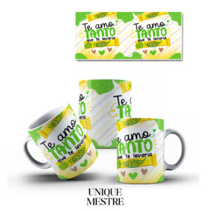 Caneca Personalizada - Coleção de Páscoa | Te amo tanto que te levaria ao CARIBE