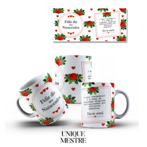Caneca Personalizada - Coleção Dia dos Namorados | O amor verdadeiro é a soma de pequenas alegrias multiplicadas por infinitos momentos