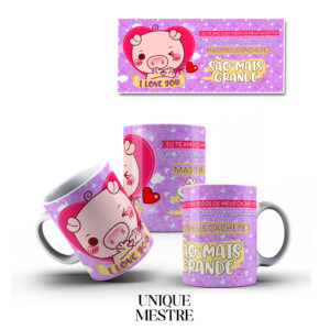 Caneca Personalizada - Coleção Dia dos Namorados | Eu te amo com todos os meus cachetes