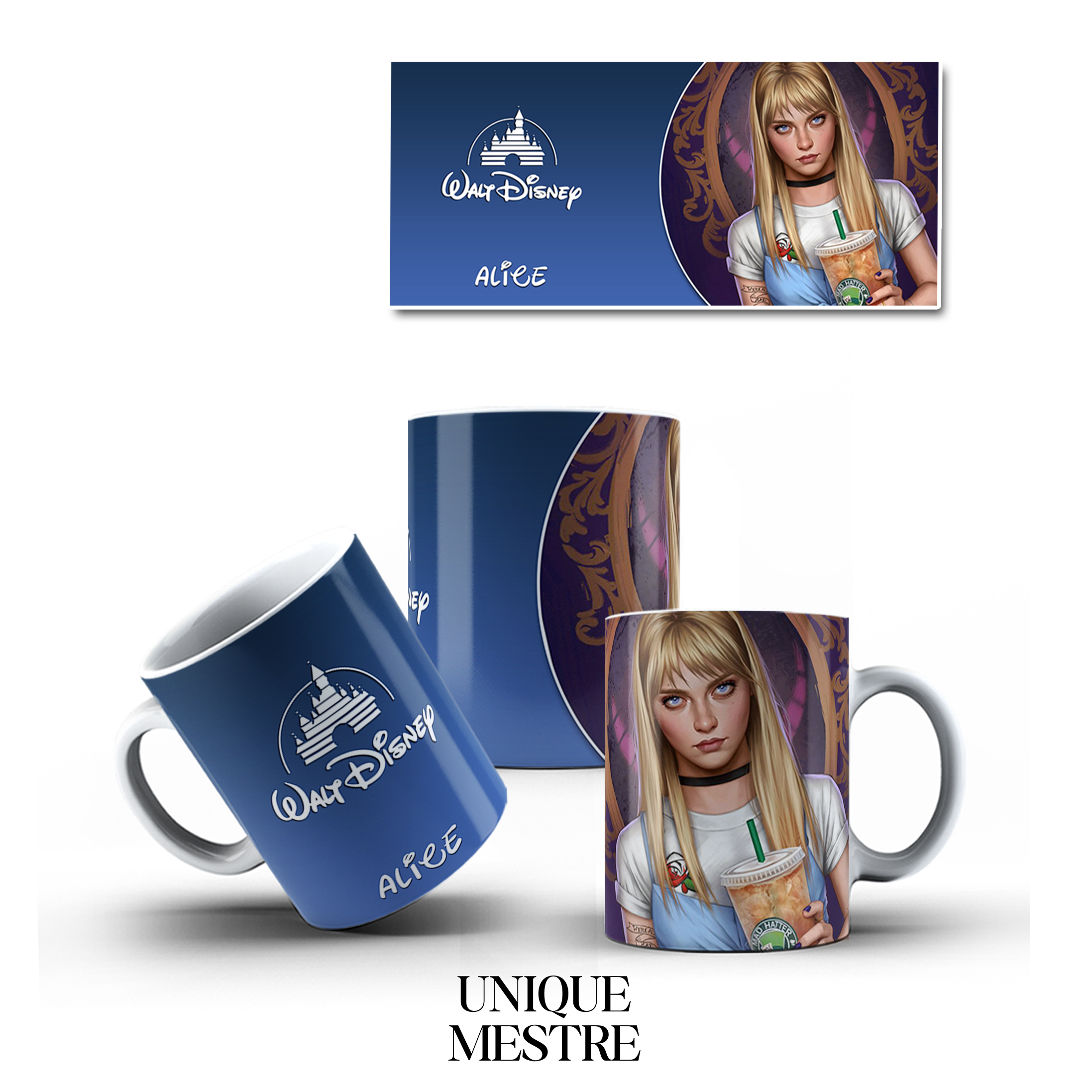 Caneca Personalizada - Coleção Princesas da Disney | Alice