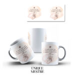 Caneca Personalizada - Dia das Mães - Se você visse com os meus olhos saberia o quanto você é linda, mãe