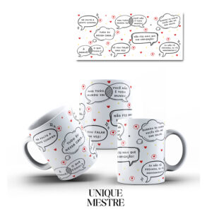 Caneca Personalizada - Dia das Mães - Frases de Mãe