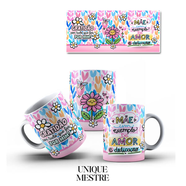 Caneca Personalizada - Dia das Mães - Gratidão por Tudo que Fez por Mim