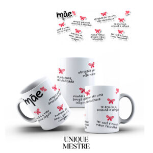 Caneca Personalizada - Dia das Mães - Você é o meu Porto Seguro