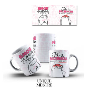 Caneca Personalizada - Dia das Mães - Amor de mãe é infinito