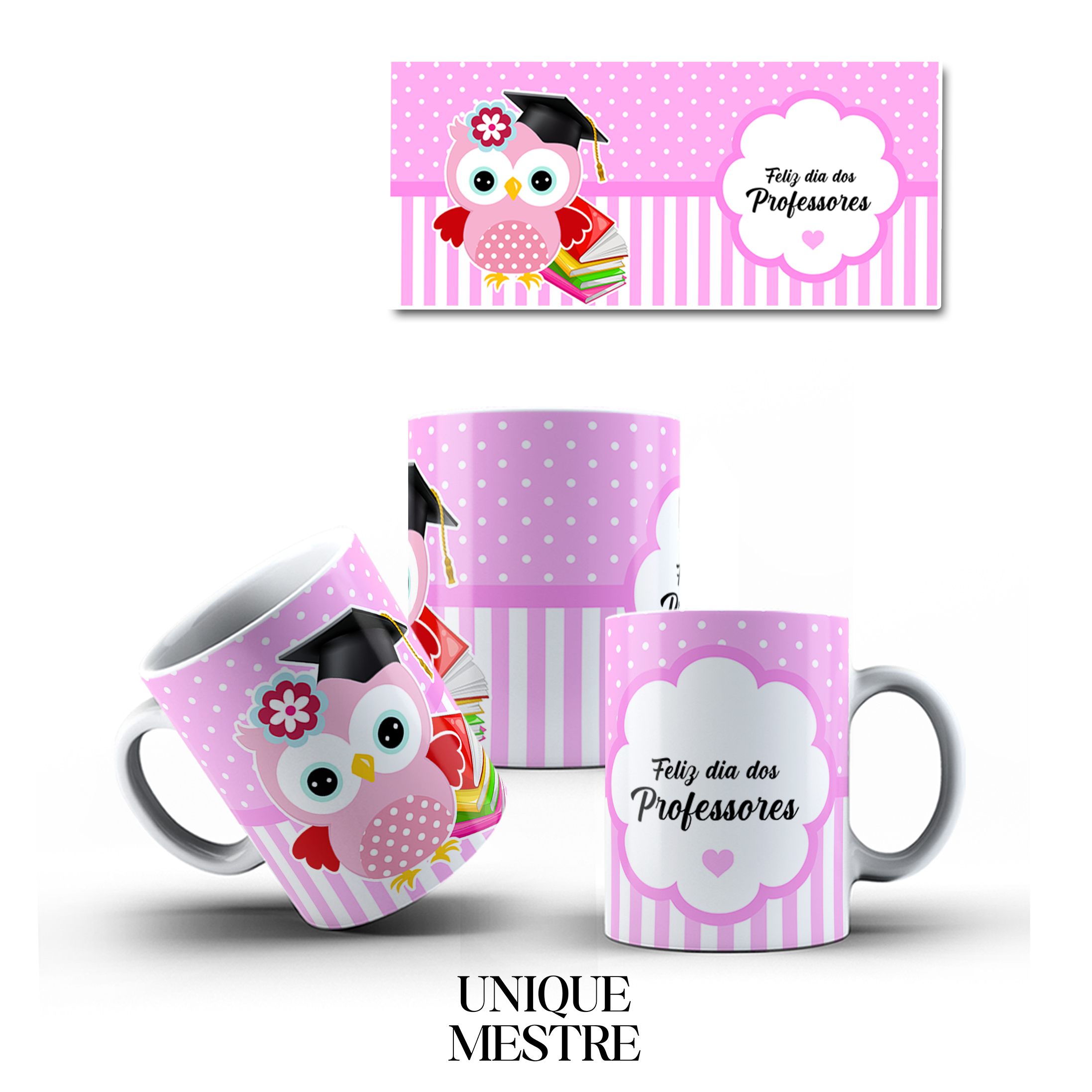 Caneca Personalizada - Coleção Dia dos Professores | Feliz dia dos professores