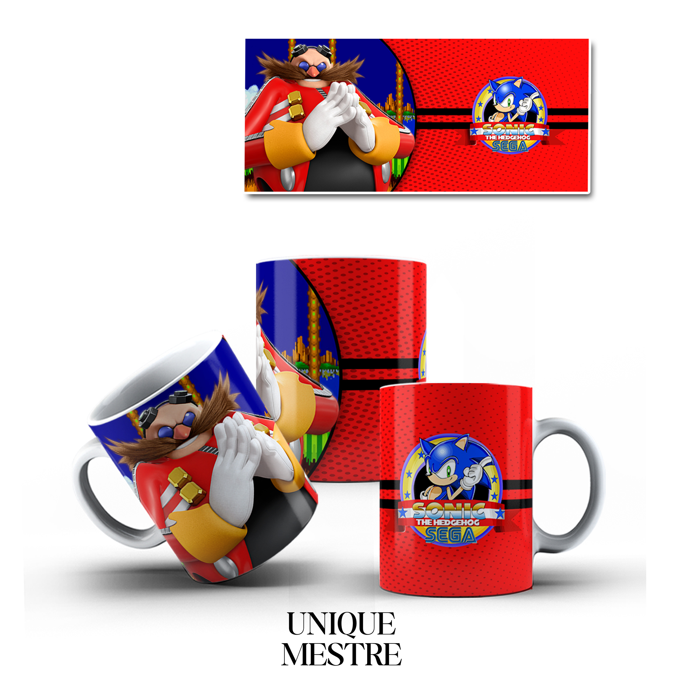 Caneca Personalizada - Coleção Sonic | ROBOTINIC