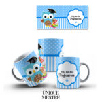 Caneca Personalizada - Coleção Dia dos Professores | Feliz dia dos professores - Azul