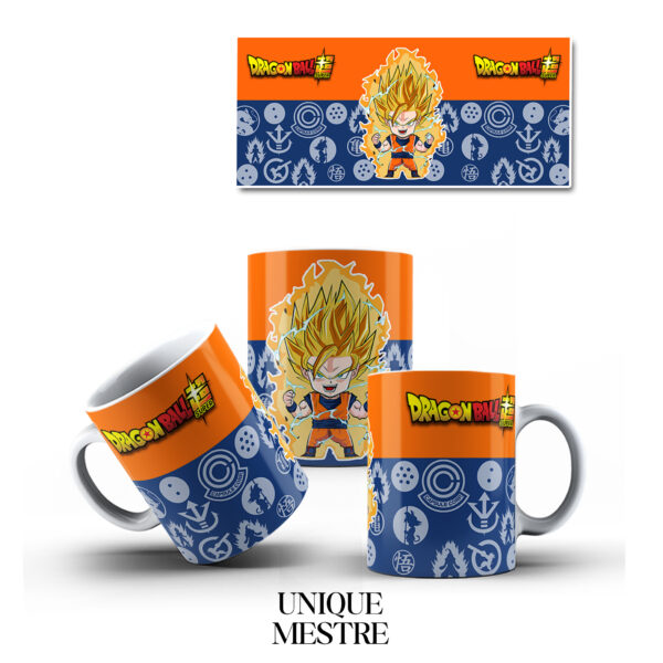 Caneca Personalizada - Coleção Dragon Ball | Goku ss