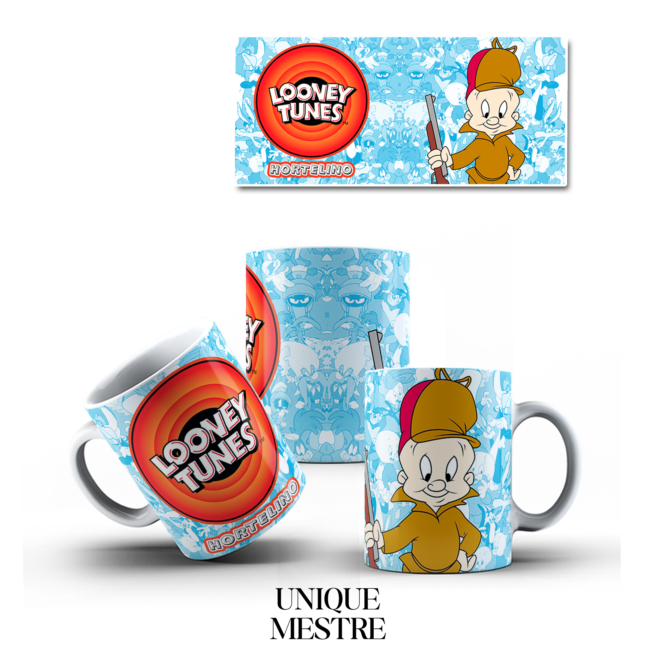 Caneca Personalizada - Coleção Looney Tunes | HORTELINO