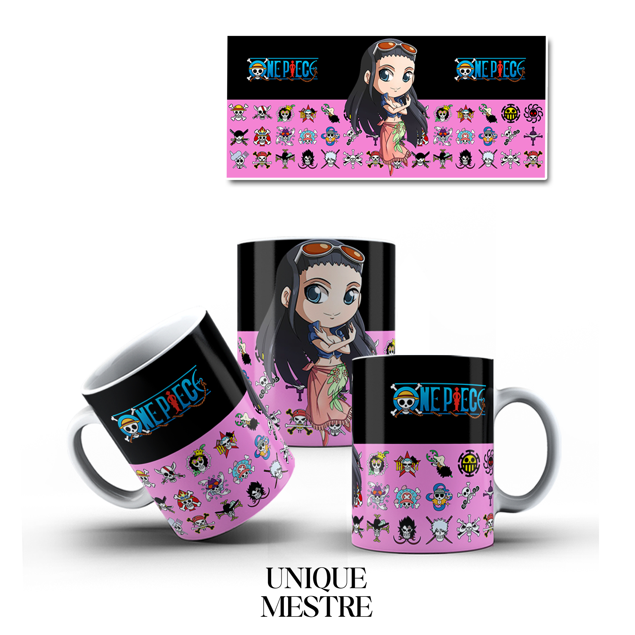 Caneca Personalizada - Coleção One Piece | Nico Robin