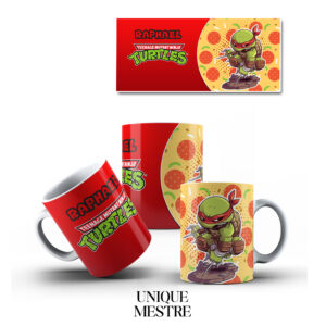 Caneca Personalizada - Coleção Tartarugas Ninjas | RAPHAEL