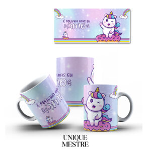 Caneca Personalizada - Coleção Unicórnios | É folgada mas eu amo