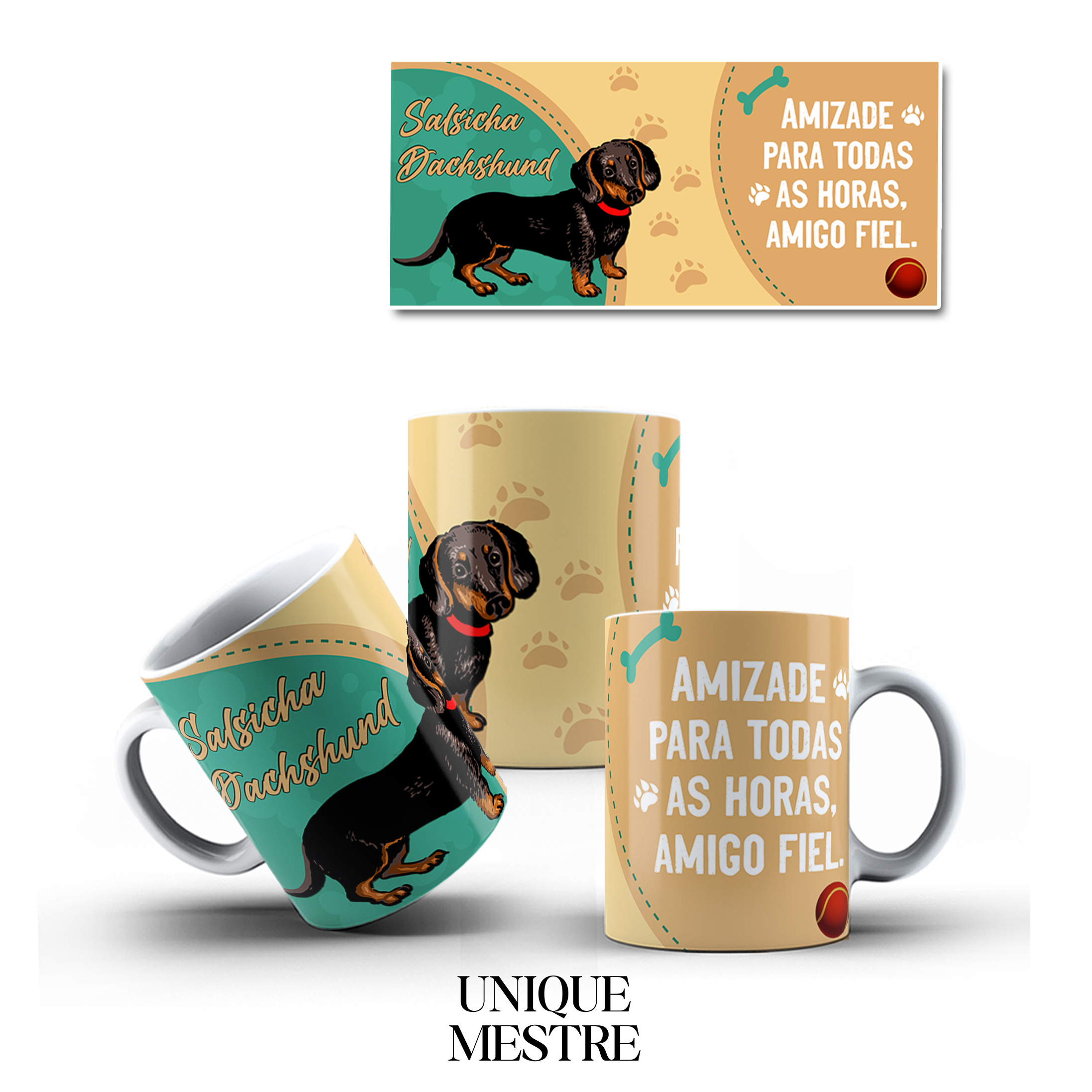 Caneca Personalizada - Coleção Pet | Dachshund