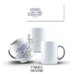 Caneca Personalizada - Coleção Frases Bíblicas | Feliz é quem confia no Senhor - Provérbios 16:20