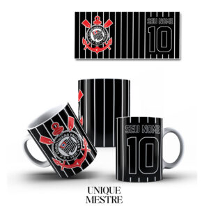 Caneca Personalizada - Corinthias - COM NOME