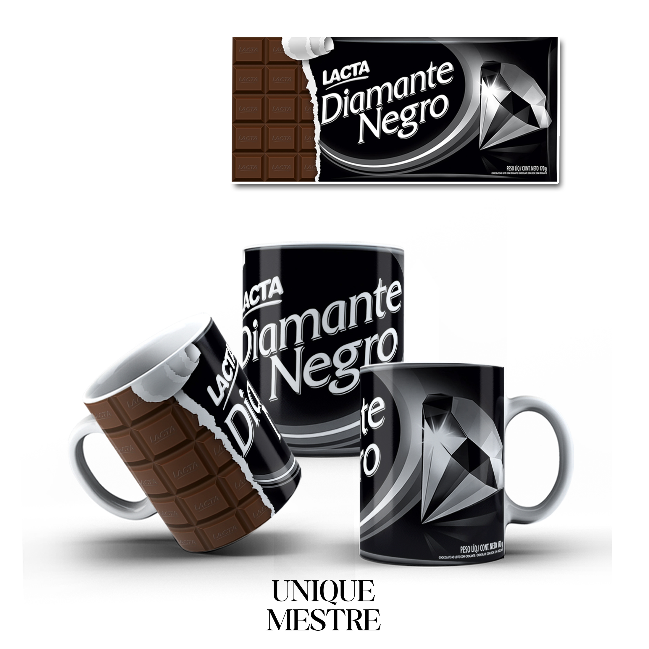 Caneca Personalizada - Coleção de Páscoa | Diamante Negro