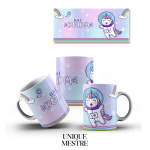 Caneca Personalizada - Coleção Unicórnios | Ela é doida