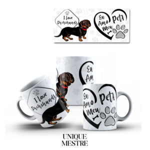 Caneca Personalizada - Coleção Pet | Dachshund - I love