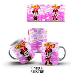 Caneca Personalizada - Com Café e Sem Café - Minnie