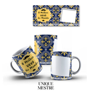 Caneca Personalizada "O Melhor Vovô do Mundo" | Coleção Avô