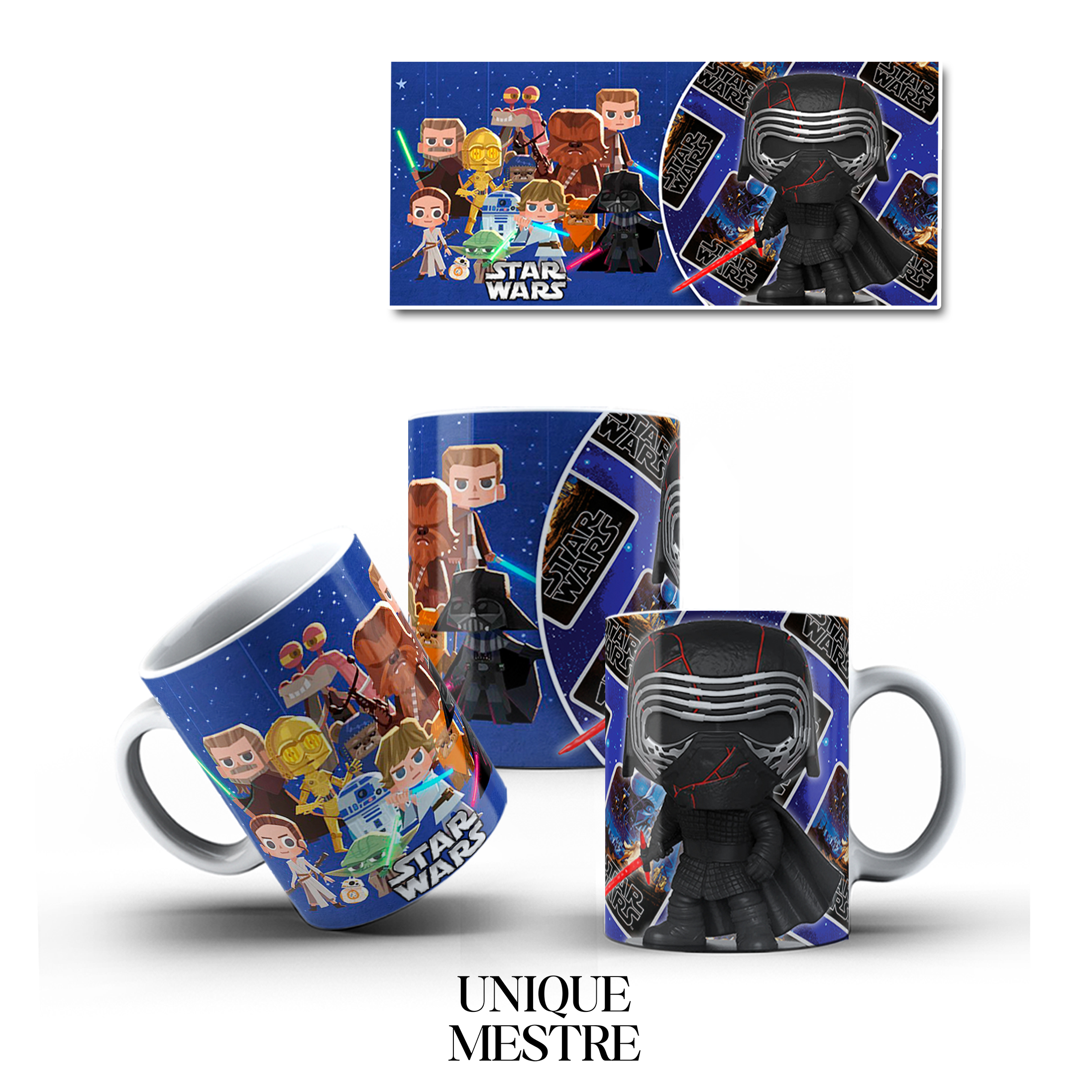 Caneca Personalizada - Coleção Star Wars | KYLO REN