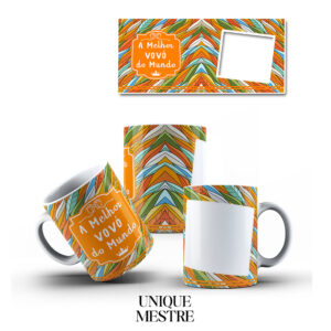 Caneca Personalizada "A Melhor Vovó do Mundo" | Coleção Avó
