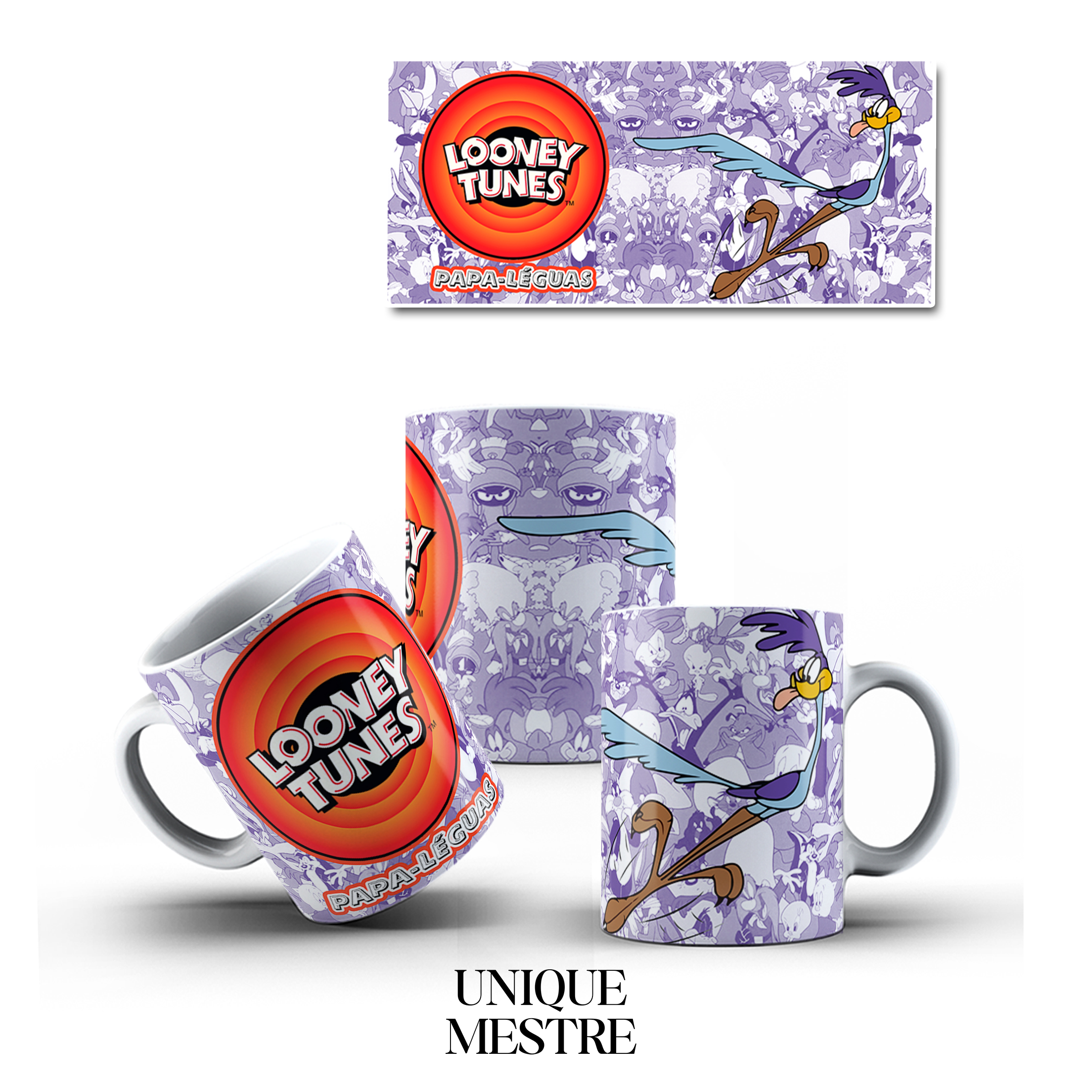 Caneca Personalizada - Coleção Looney Tunes | PAPA-LÉGUAS