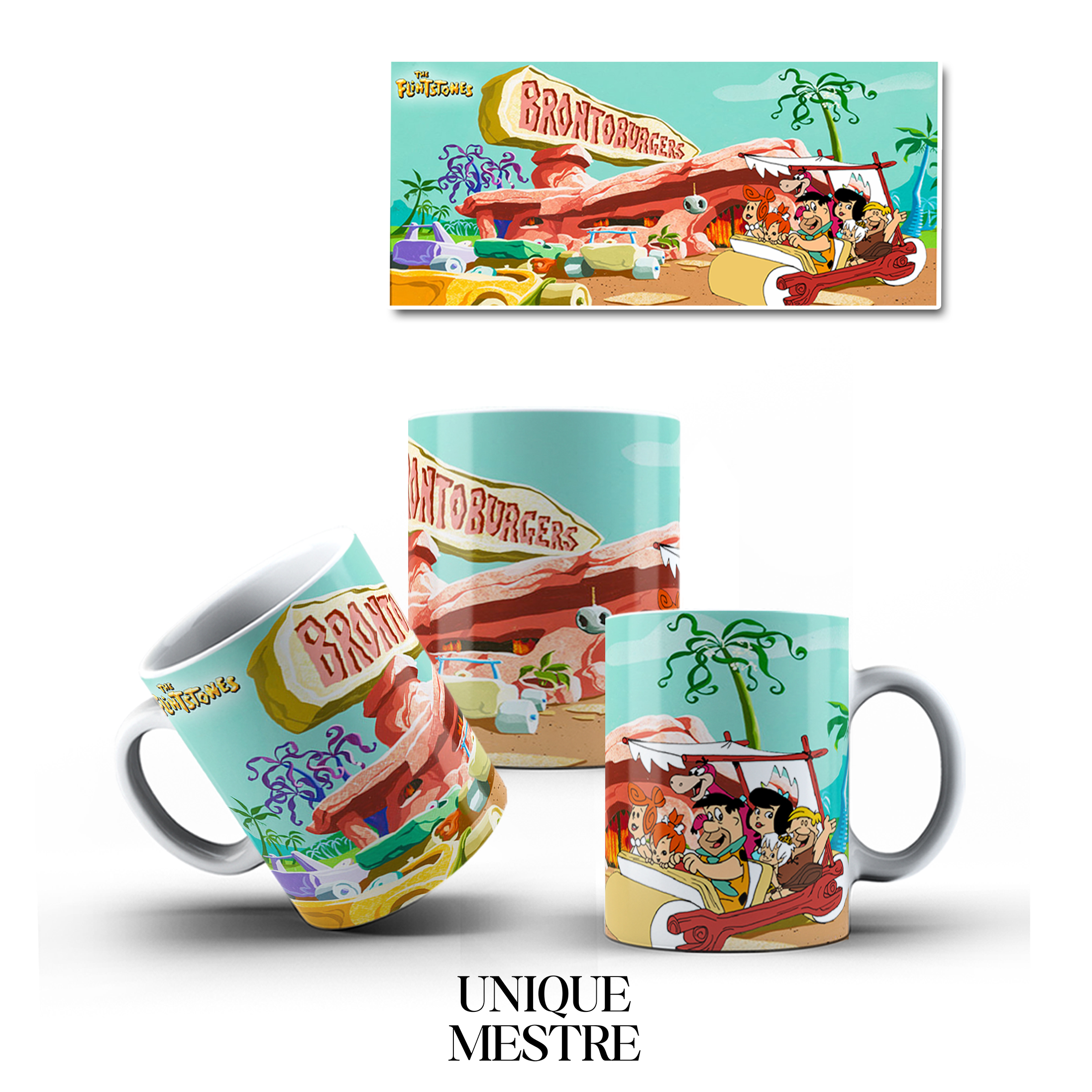 Caneca Personalizada - Coleção Os Flinstons