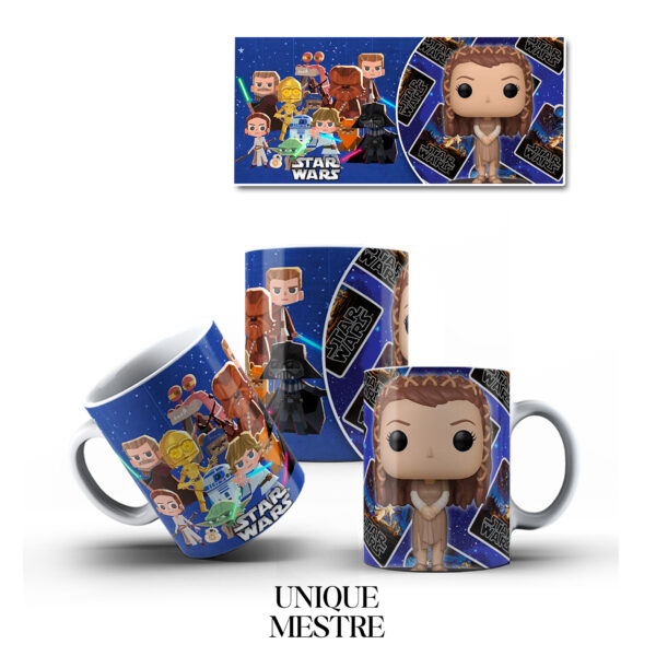 Caneca Personalizada - Coleção Star Wars | PRINCESA LEIA
