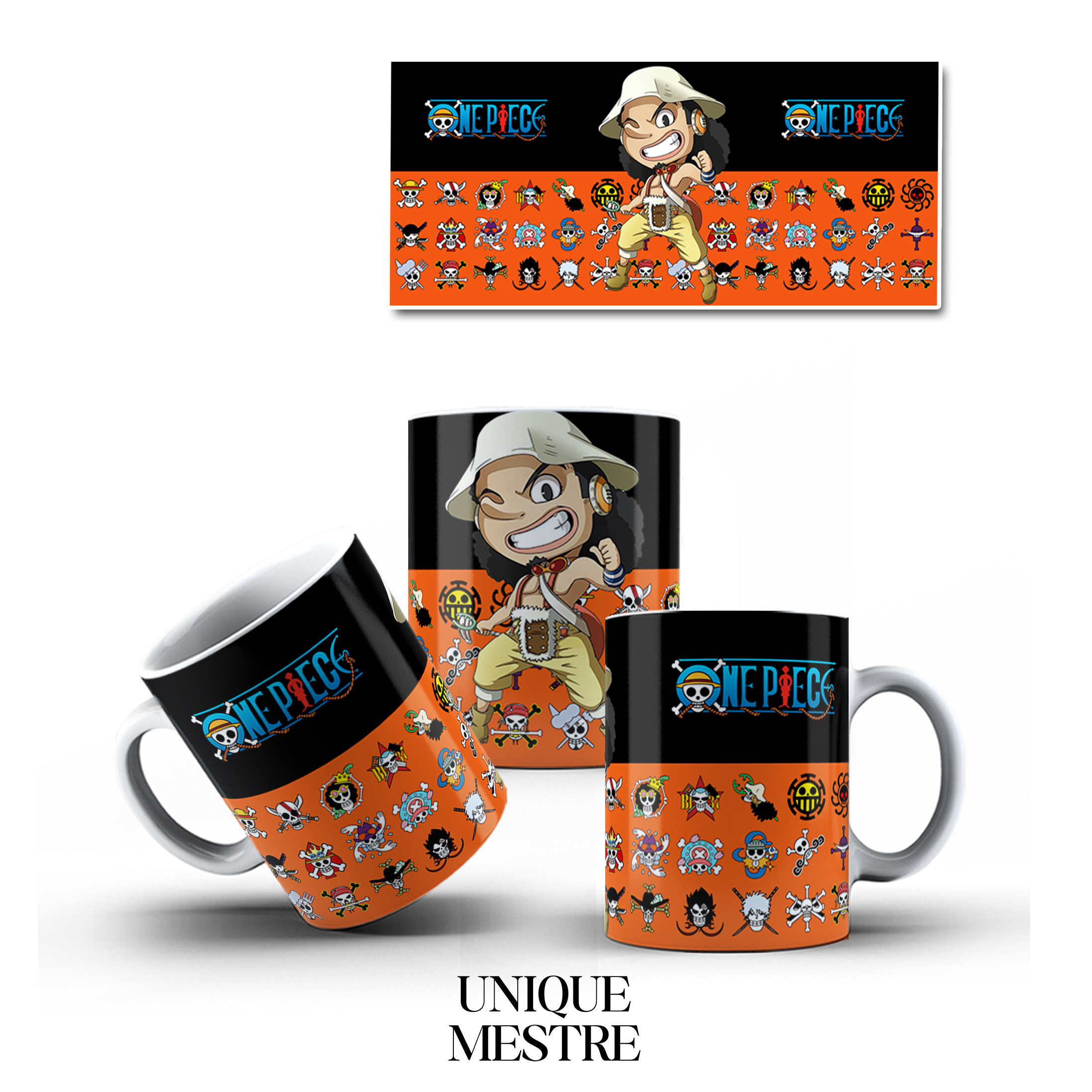 Caneca Personalizada - Coleção One Piece | Usopp