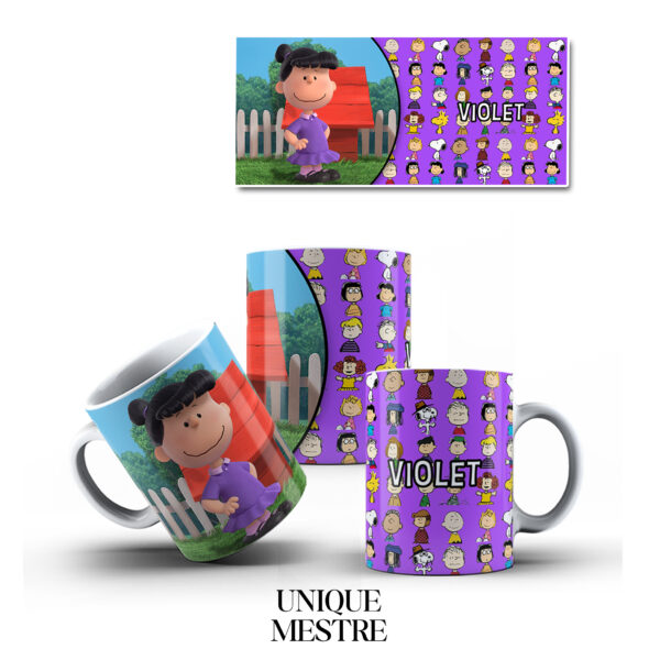 Caneca Personalizada - Coleção Snoopy | Violet
