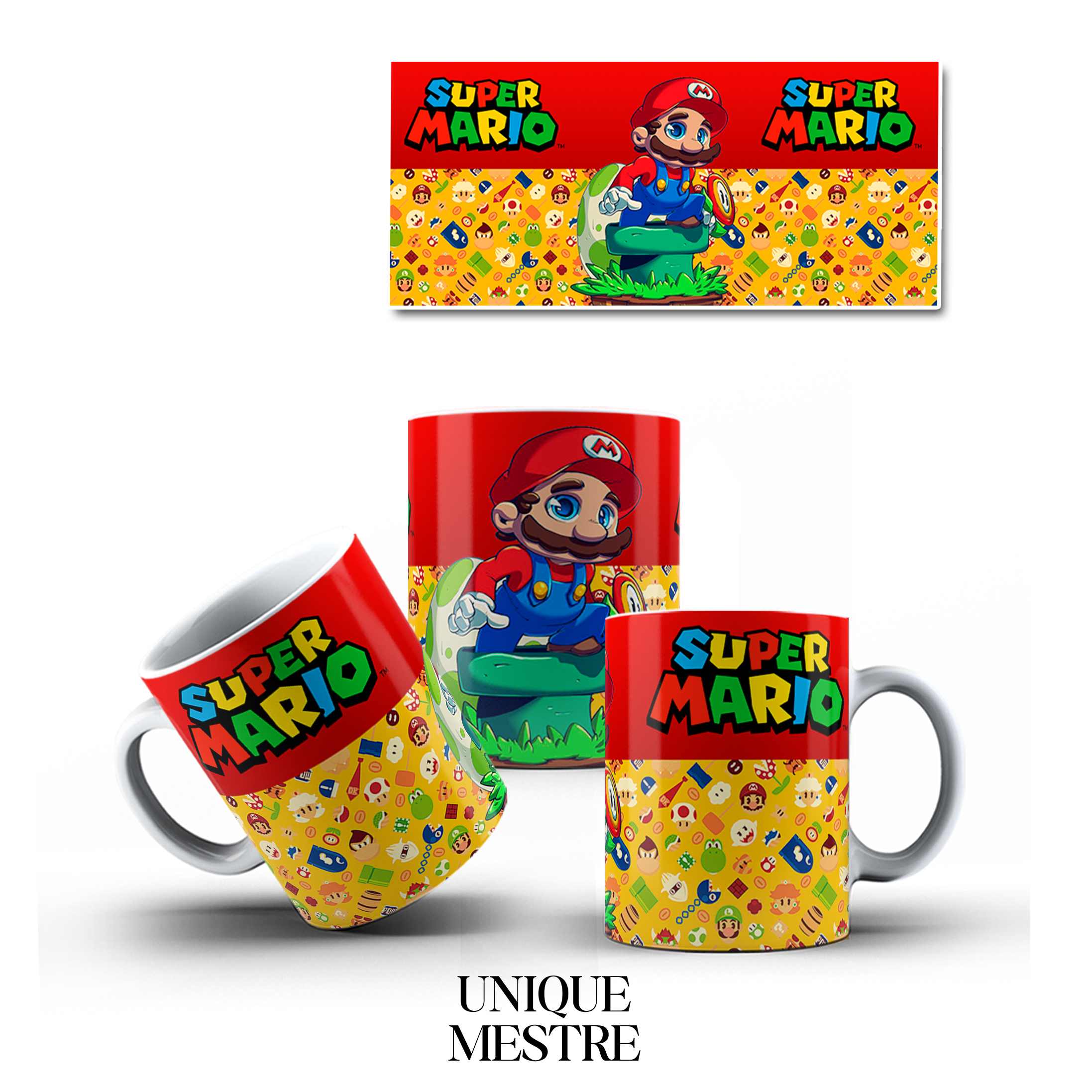 Caneca Personalizada - Coleção Super Mario