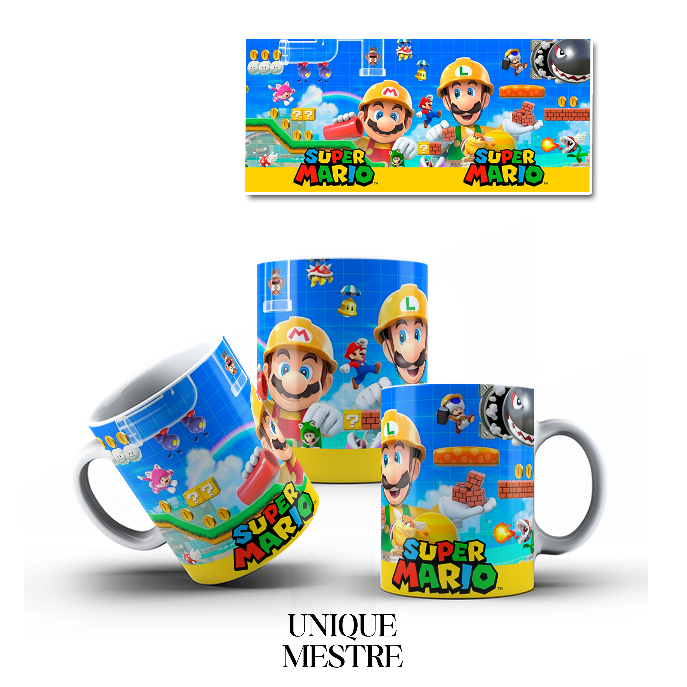 Caneca Personalizada - Coleção Super Mario