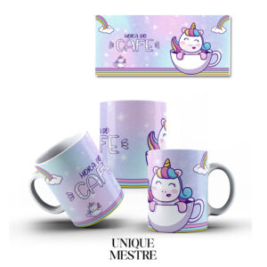Caneca Personalizada - Coleção Unicórnios | Hora do Café