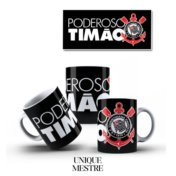 Caneca Personalizada - Corinthians - Poderoso Timão