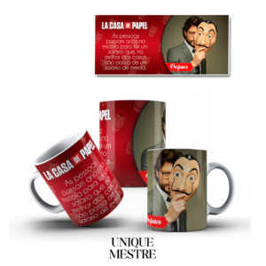 Caneca Personalizada - Coleção La Casa de Papel | PROFESSOR
