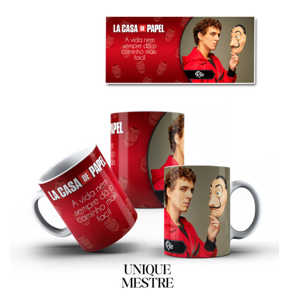 Caneca Personalizada - Coleção La Casa de Papel | RIO
