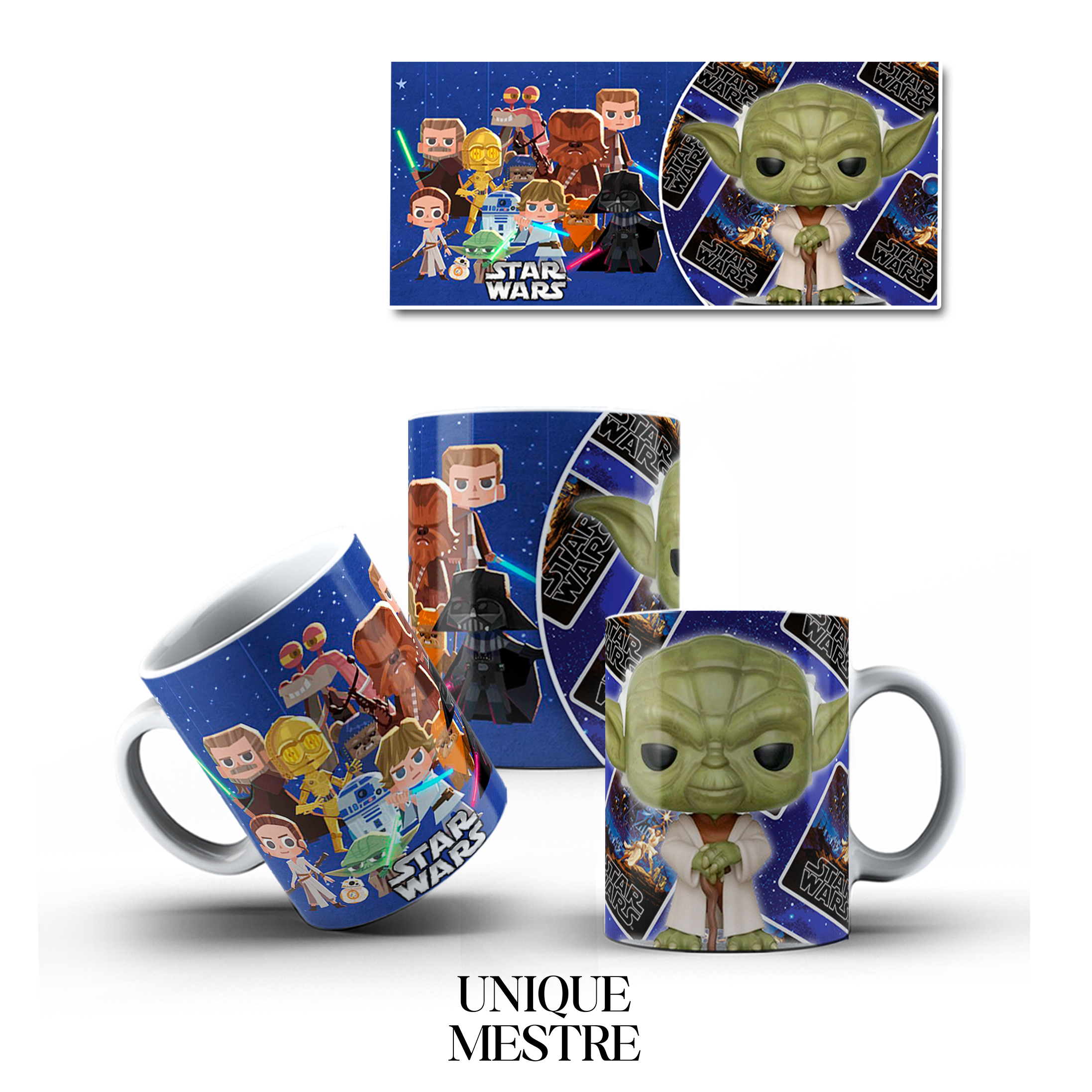 Caneca Personalizada - Coleção Star Wars | YODA