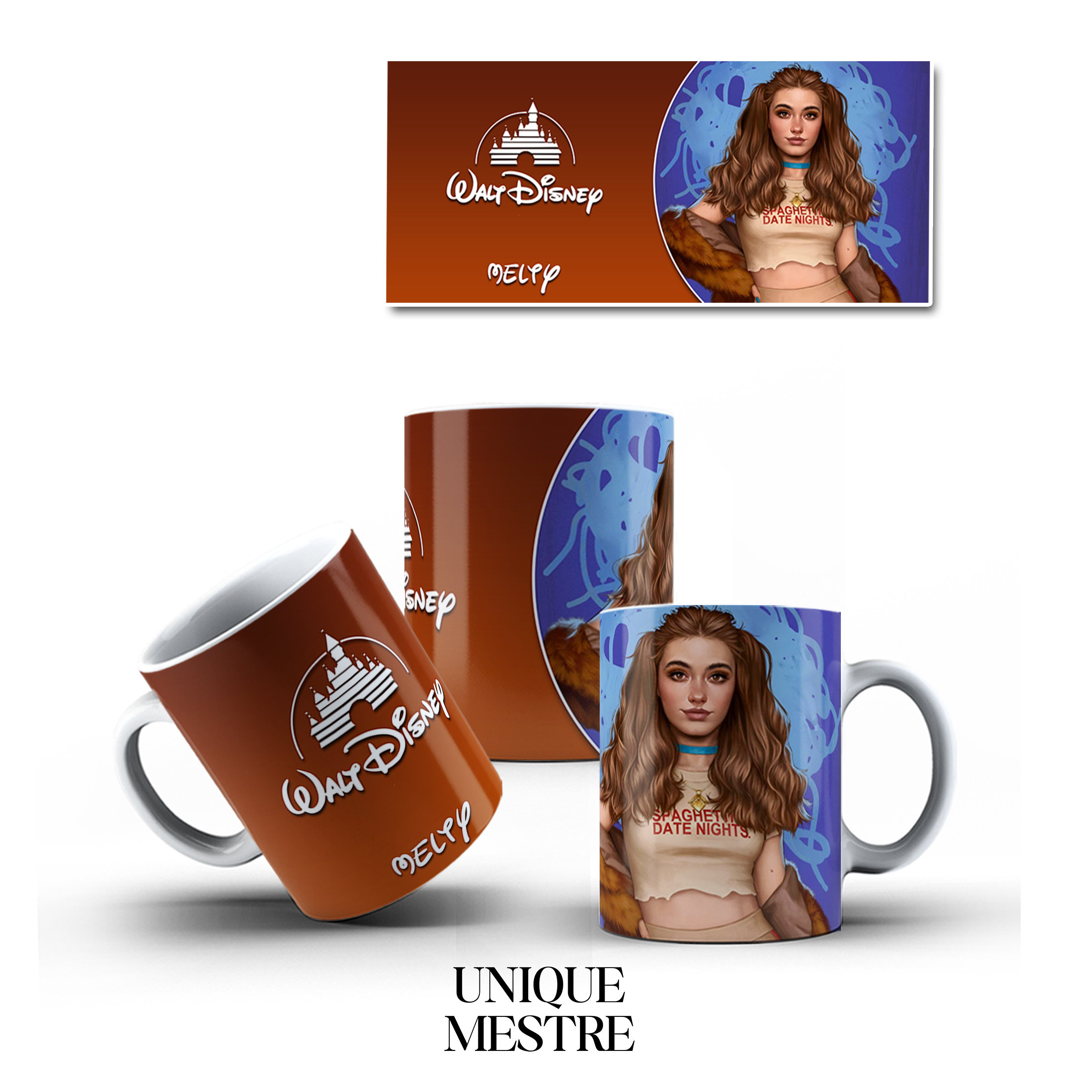 Caneca Personalizada - Coleção Princesas da Disney | Melty