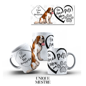 Caneca Personalizada - Coleção Pet | São-Bernardo - I love