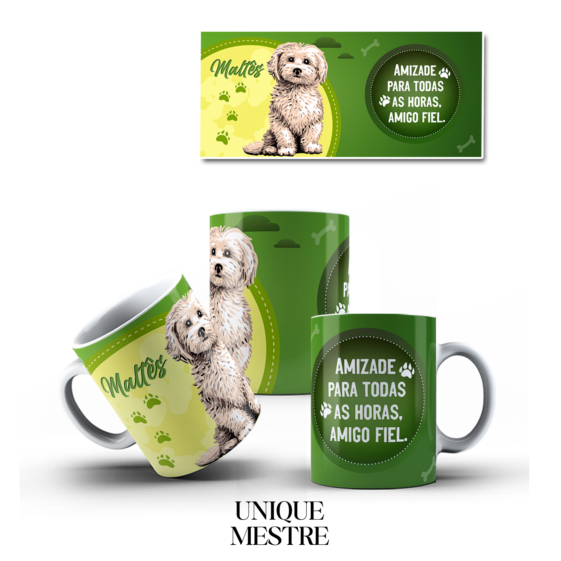 Caneca Personalizada - Coleção Pet | Maltês