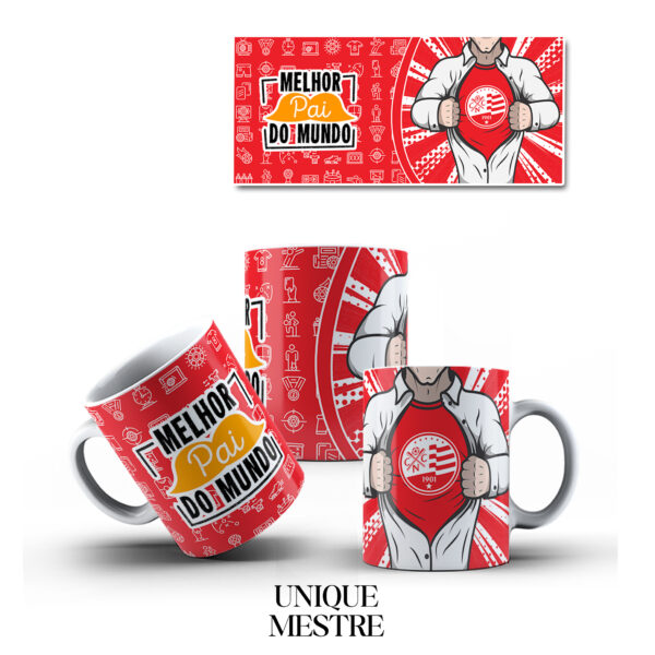 Caneca Personalizada - Coleção Dia dos Pais | Melhor Pai do Mundo - Modelo 19