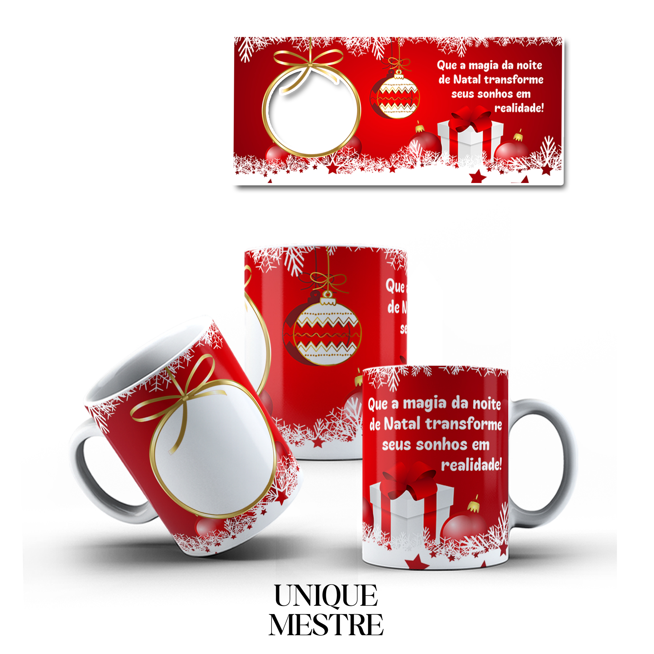 Caneca Personalizada - Coleção de Natal - COM FOTO