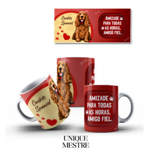 Caneca Personalizada - Coleção Pet | Cocker Spaniel